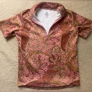 quarter zip short sleeve shirt